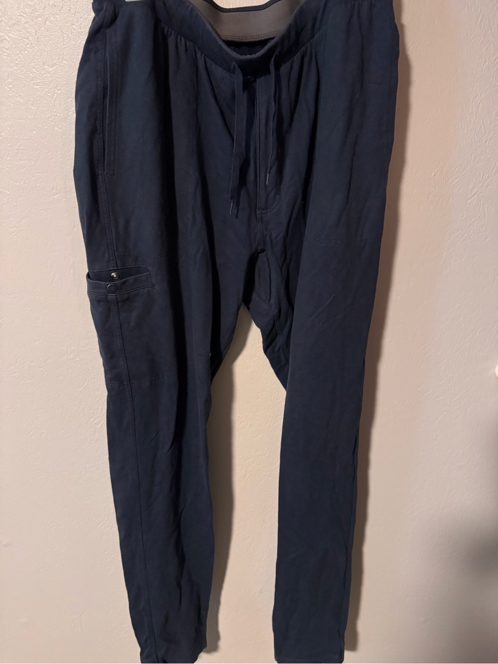 Men's Duluth Navy Drawstring Jogger Pants